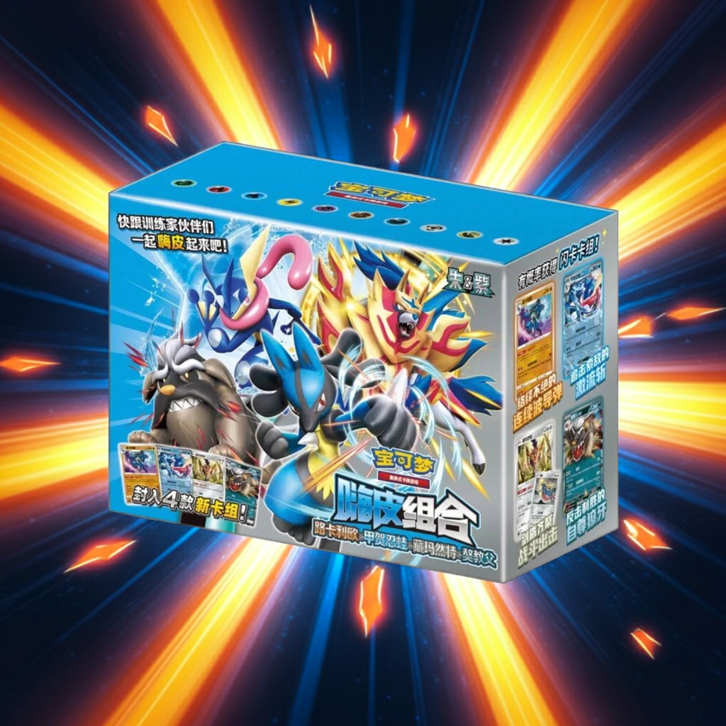 chinese team up booster box Pokemon TCG Happy Deck Booster Box
