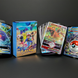 diamond foil Pokémon card set featuring a box and unique cards, including Charizard and a Poké Ball.