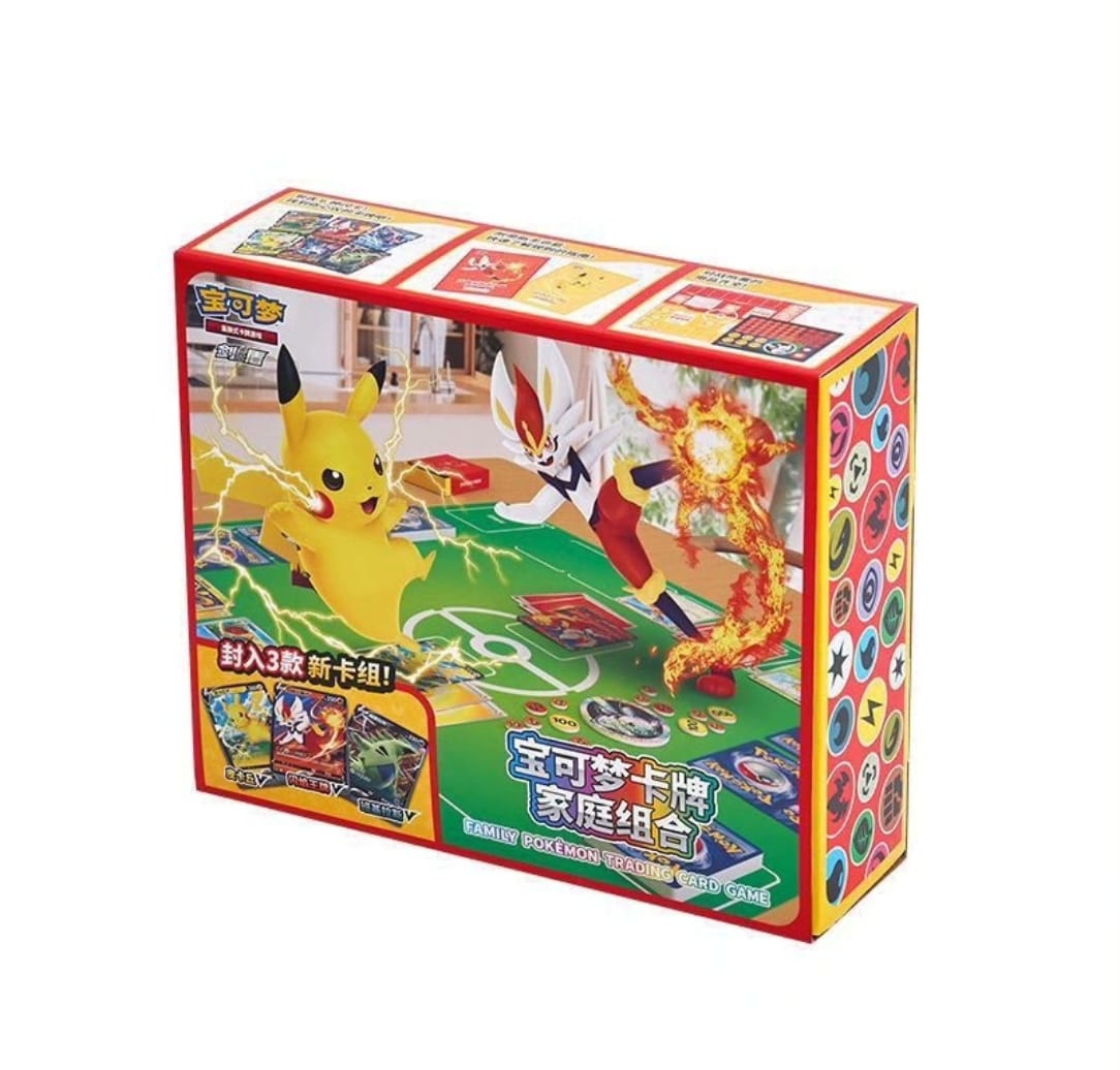 Pokémon TCG Sword and Shield sealed box featuring Pikachu and card game elements in Simplified Chinese edition.